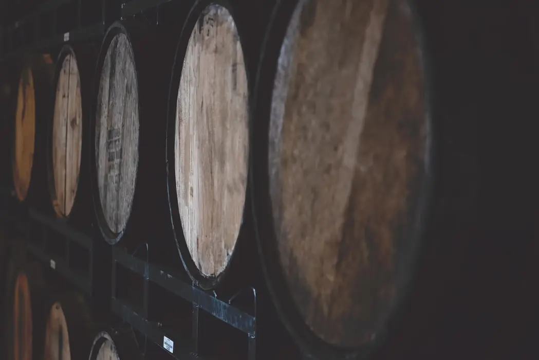 wine barrels