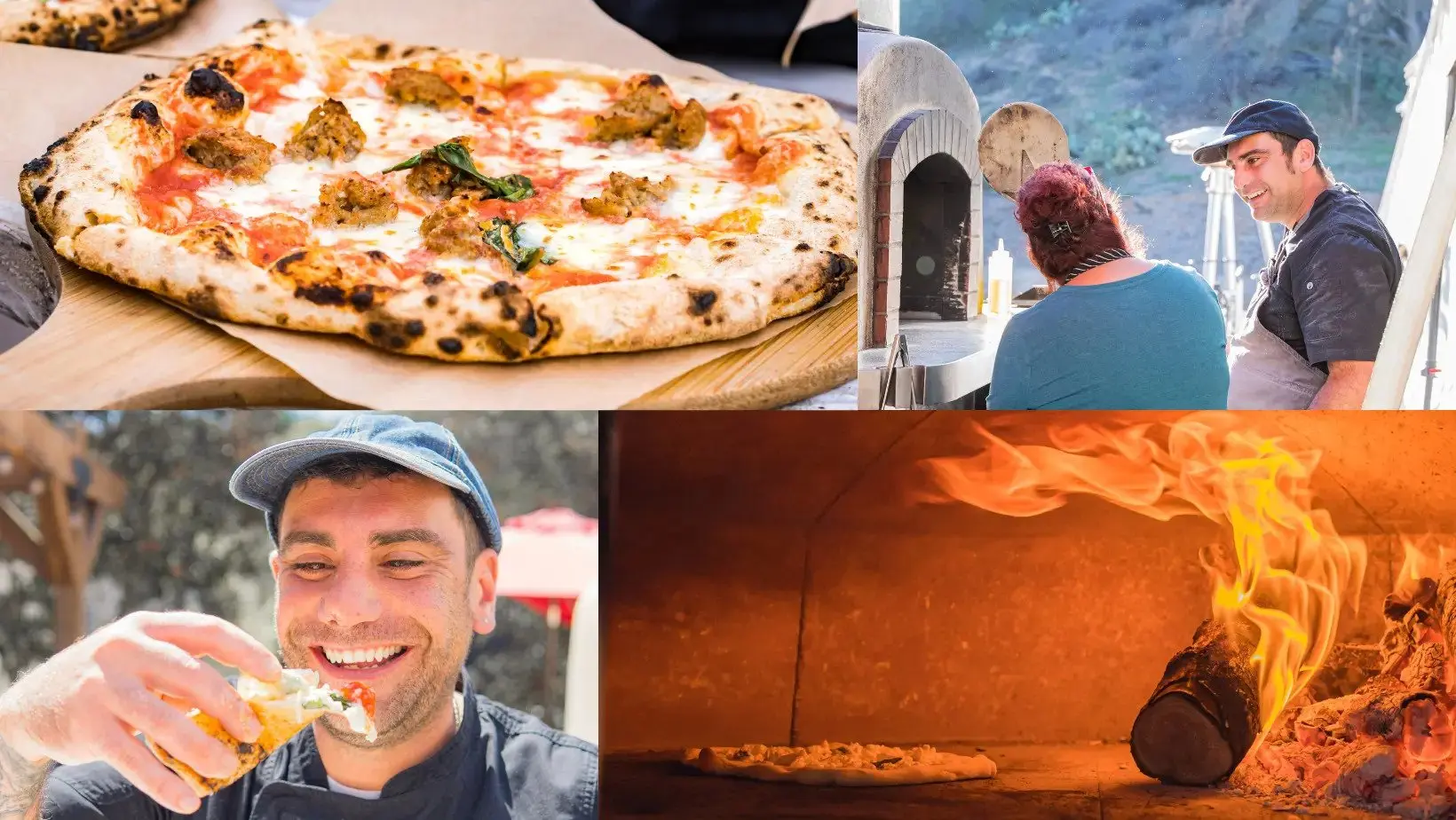 Monserate Winery restaurant. Wood fired oven Neapolitan pizzas.